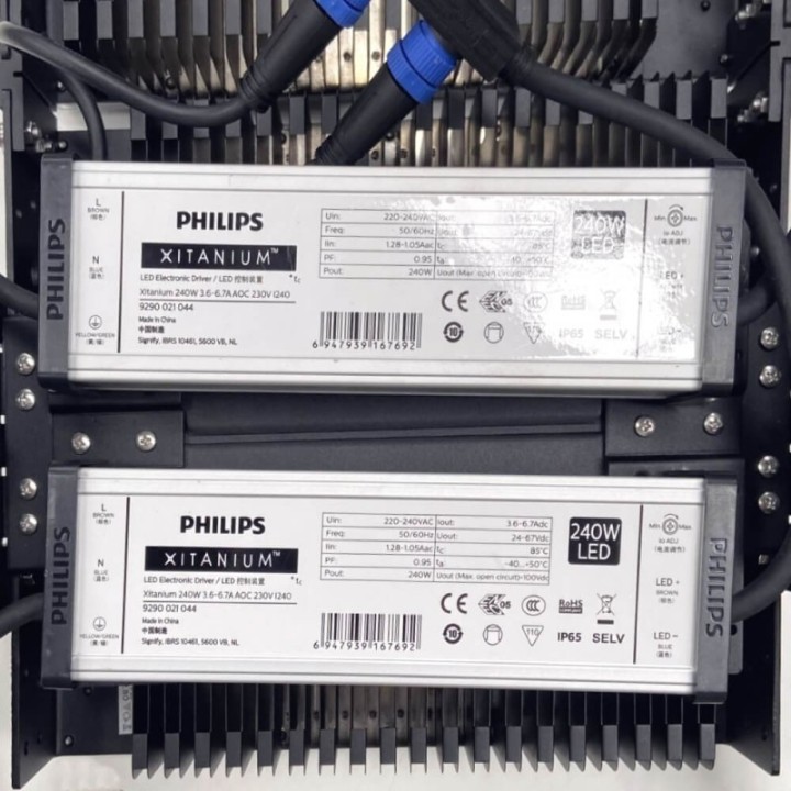 Projecteur LED 480W Philips Haute luminosité | 240Lm/W | Éclairage Professionnel