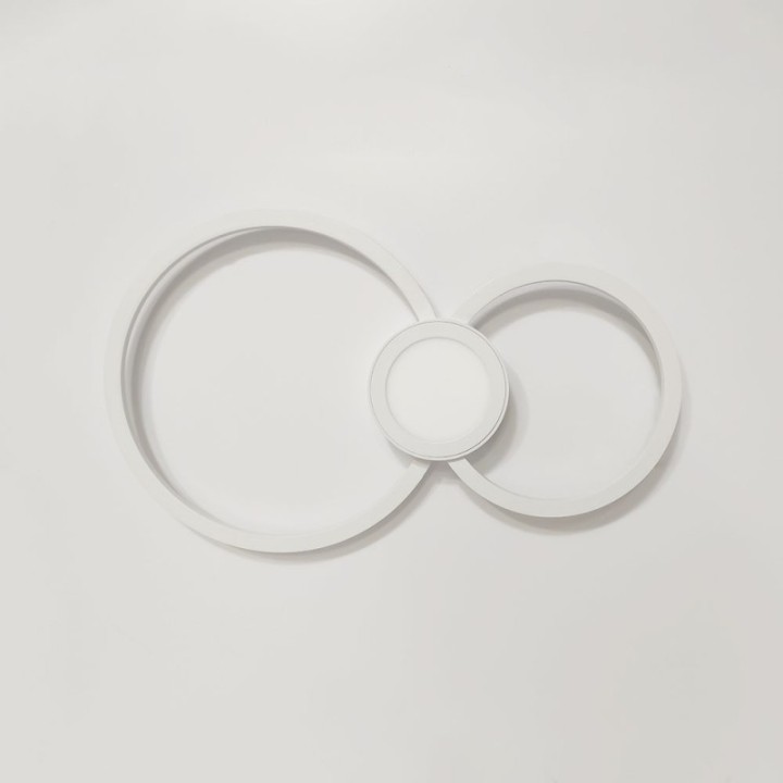 Applique murale moderne blanche 24w