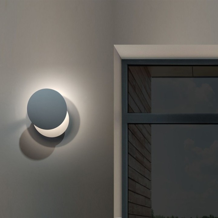 Applique murale LED 5W – Design orientable moderne blanc
