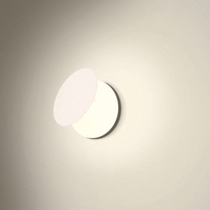 Applique murale LED 5W – Design orientable moderne blanc