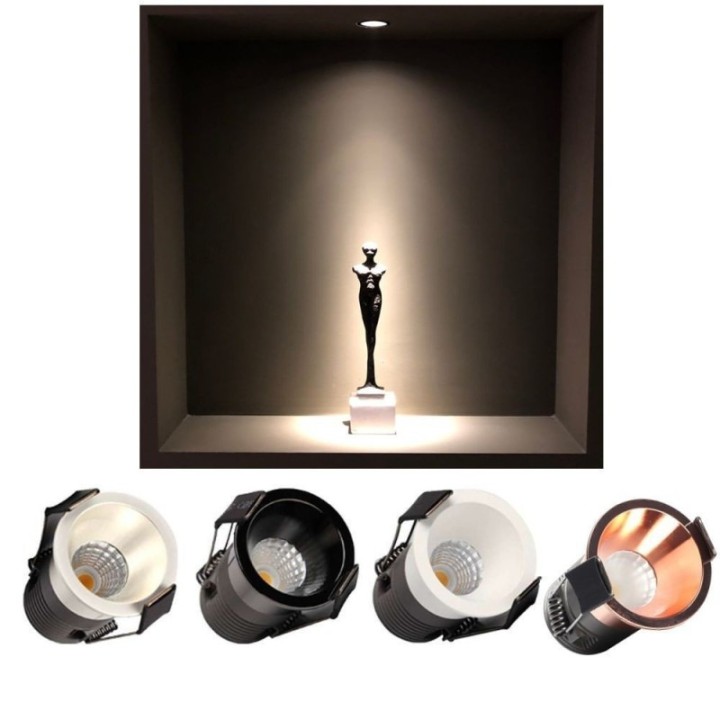 Mini spot LED 5W Chrome - Bridgelux - 40° - UGR11 - CCT