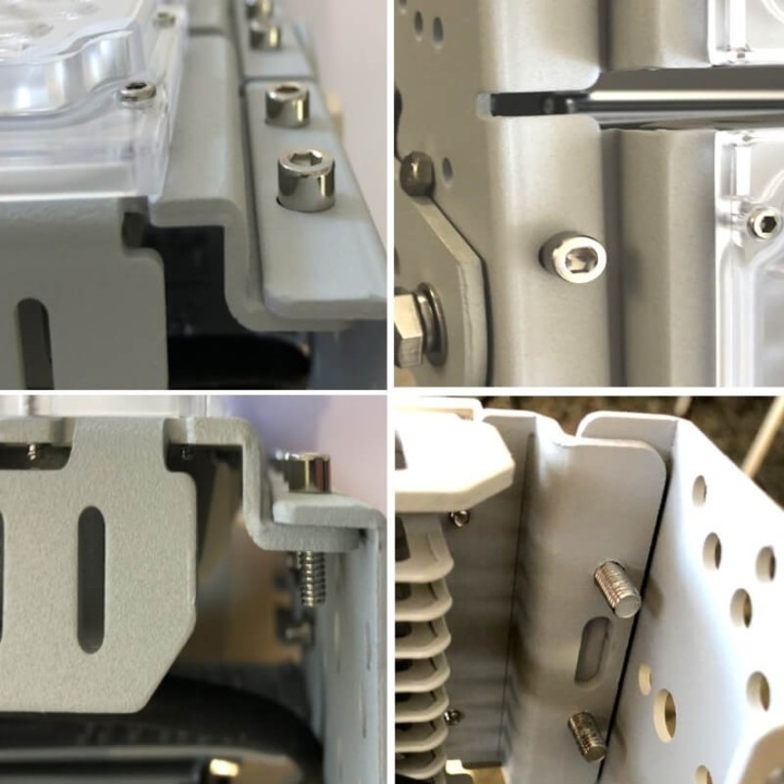 Projecteur de stade LED 200 Watts DOB OSRAM – 4000K, 60°/90°, aluminium