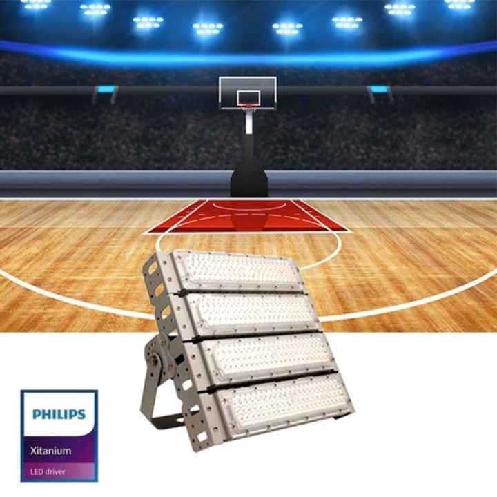 Éclairage de stade et terrain 400W - Drivers Philips – Haute luminosité