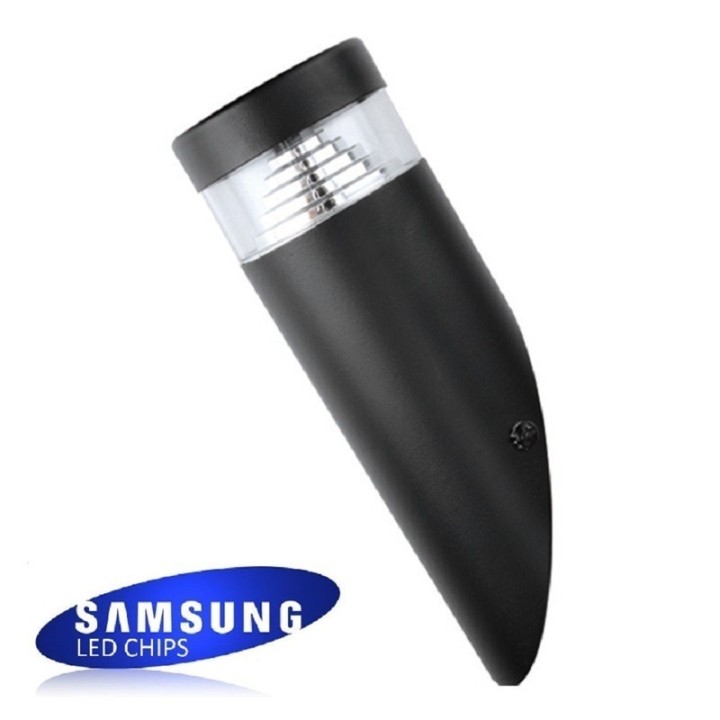 Applique murale LED 8W ronde IP44 – Extérieure décorative – Acier & polycarbonate