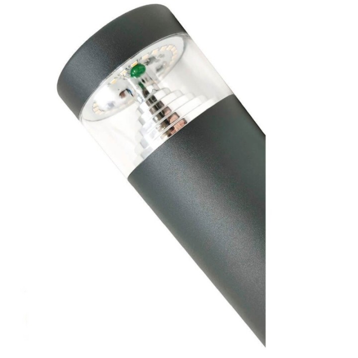 Applique murale LED 8W ronde IP44 – Extérieure décorative – Acier & polycarbonate