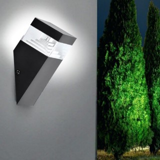 Applique murale LED 8 watts IP44 – Extérieure décorative – Acier et polycarbonate
