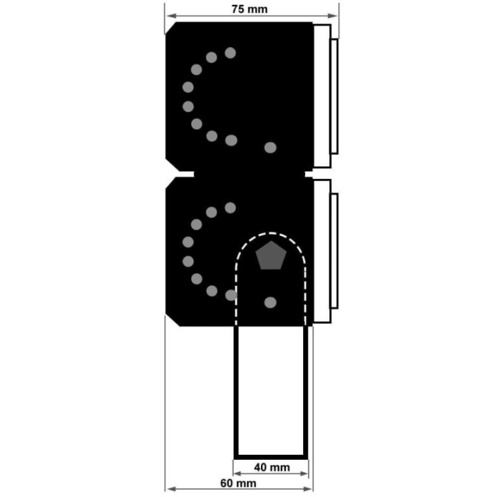 Projecteur LED 100W - Drivers Philips – Pour stade et terrain de sport