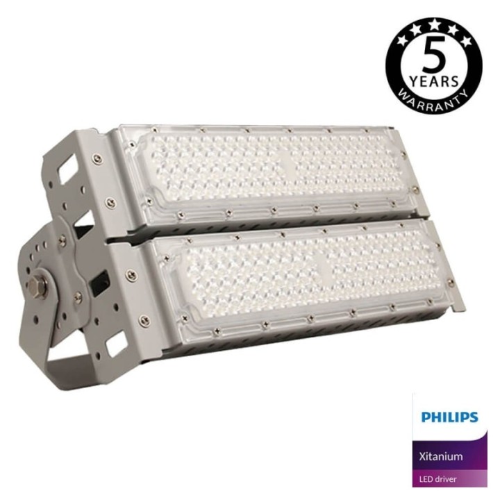 Projecteur LED 100W - Drivers Philips – Pour stade et terrain de sport