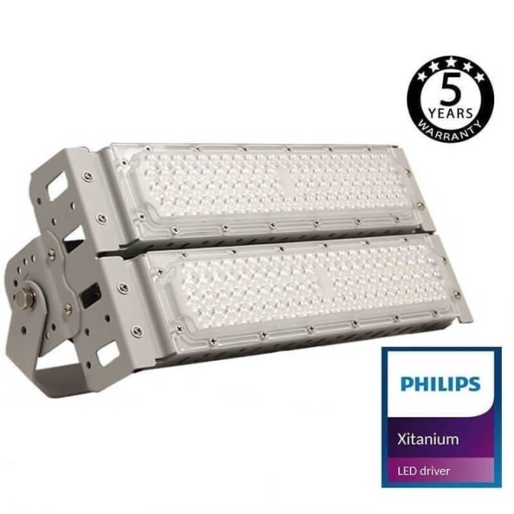Projecteur LED 100W - Drivers Philips – Pour stade et terrain de sport