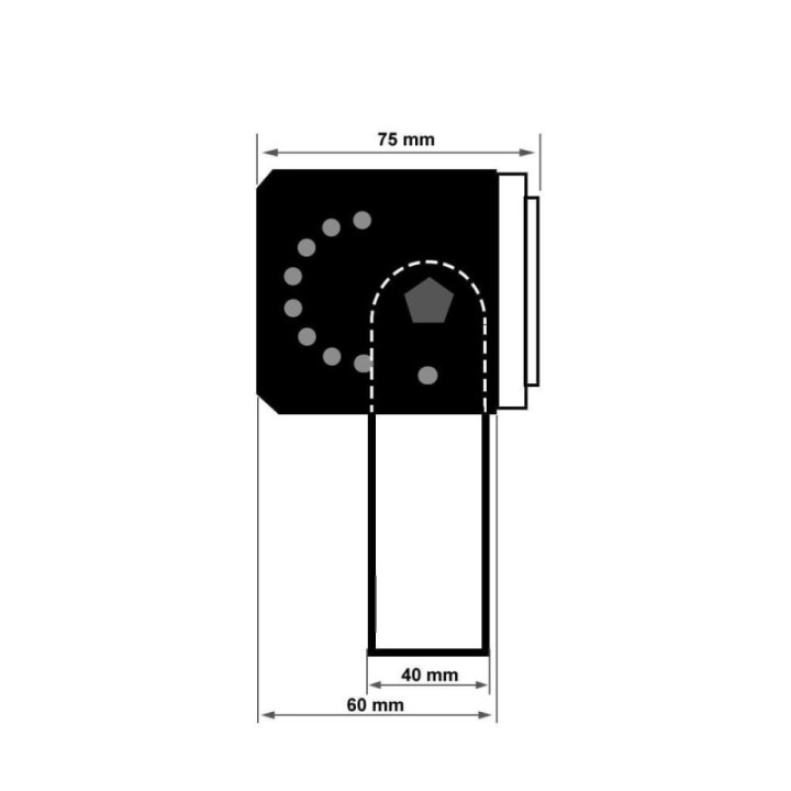 Projecteur LED 100W - Stade et complexe sportifs - Haute luminosité