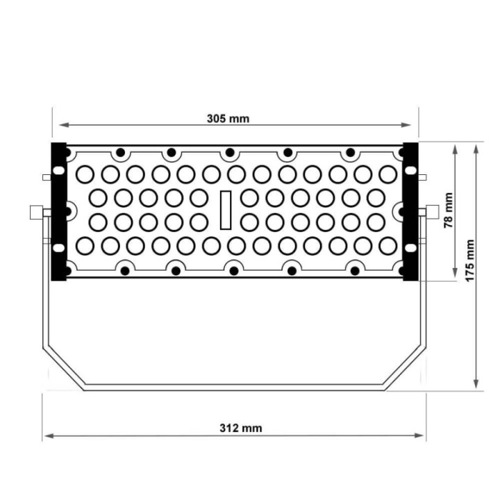 Projecteur LED 100W - Stade et complexe sportifs - Haute luminosité