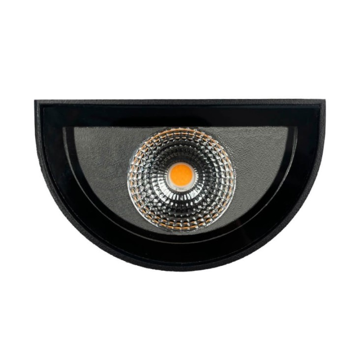 Applique murale LED 12W IP54 – Double éclairage décoratif – Aluminium noir