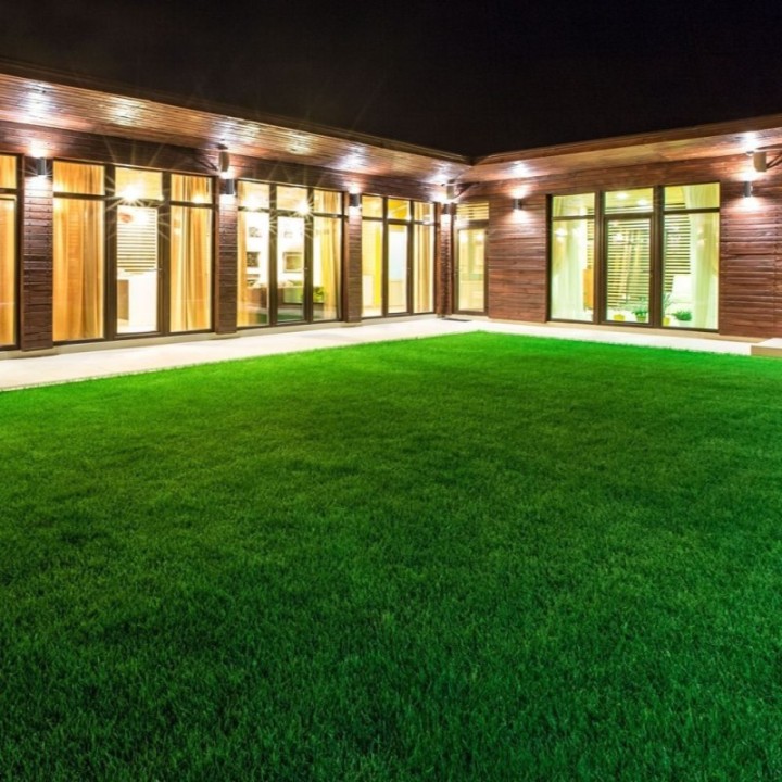 Applique murale LED 12W IP54 – Double éclairage décoratif – Aluminium noir