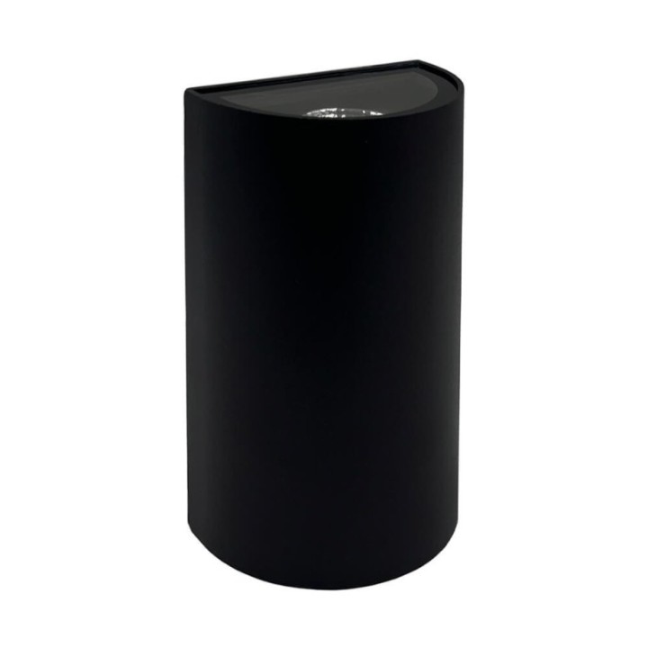 Applique murale LED 12W IP54 – Double éclairage décoratif – Aluminium noir