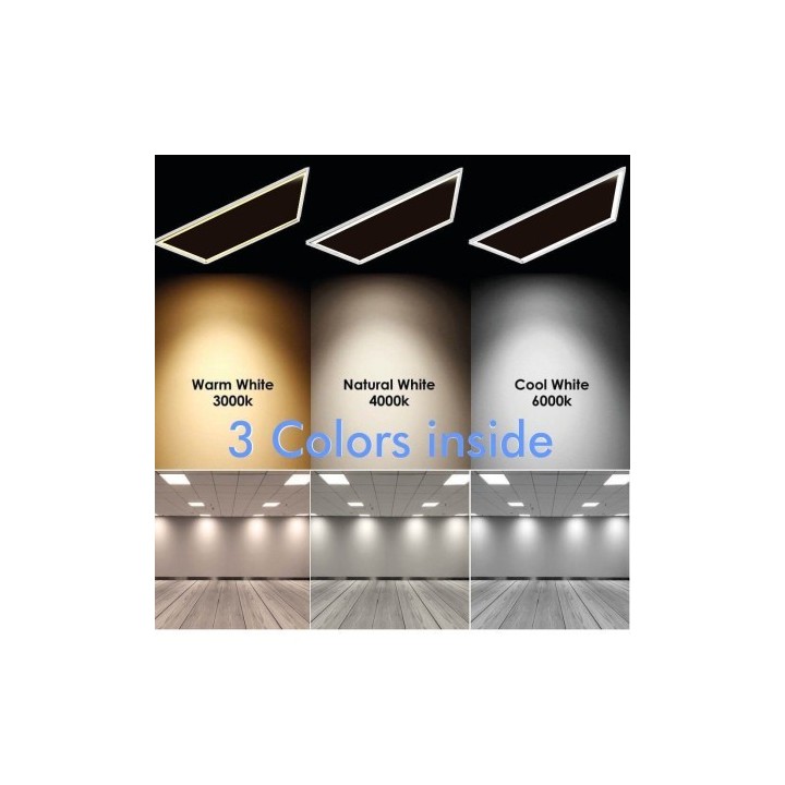 Cadre lumineux LED 60x60cm 40w pour faux plafond - Philips Drivers