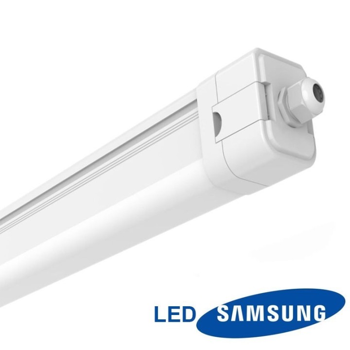 Réglette LED 150 cm SAMSUNG CHIP 55 watts garage parking