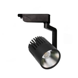 Acheter Spot LED 30W ROMA NOIR pour une voie monophasée - 35°