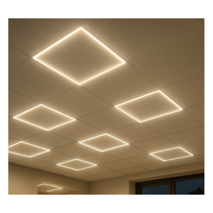 ACHETER FIT Panneau Led 60x60cm 40w Cadre Blanc