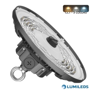 Cloche Industrielle LED réglable 100-150-200W – CCT – Lumileds puissante
