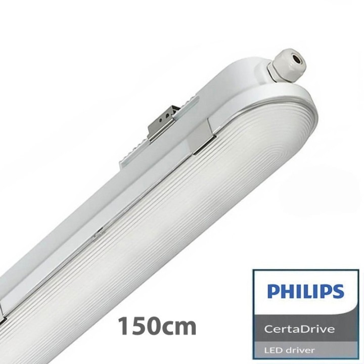 réglette LED 150 cm éclairage atelier entrepôt