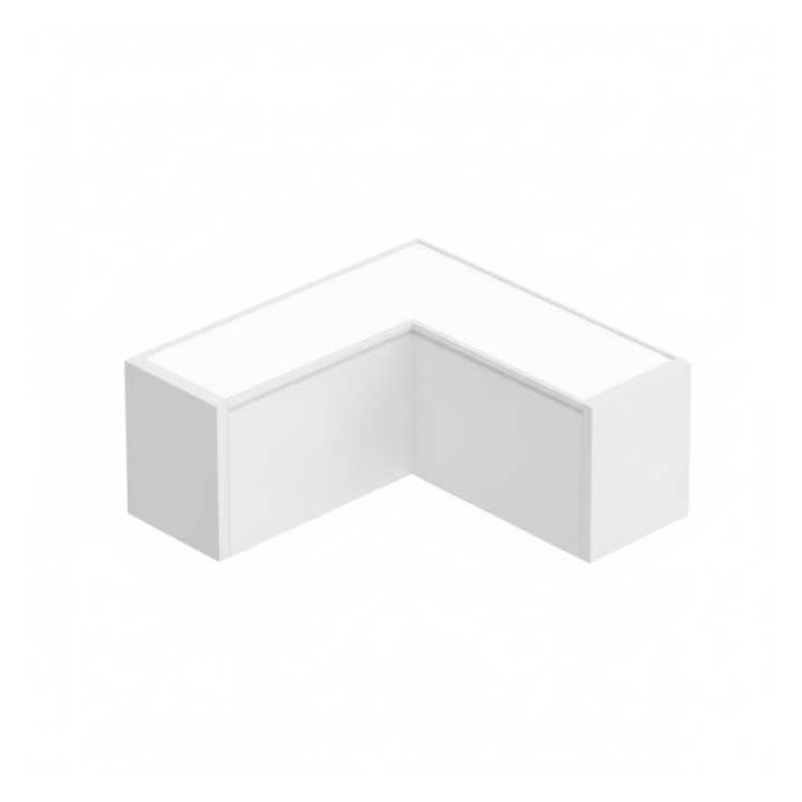 Connecteur LED 90° - 9 Watts Noir pour LuminaiConnecteur LED Blanc 90° – 9W pour Linéaires | Création d’Angles, Carrés et Rectan