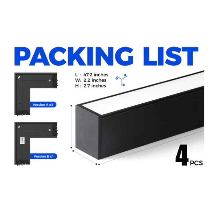 Connecteur LED 90° - 9 Watts Noir pour Luminaires Linéaires – Angles