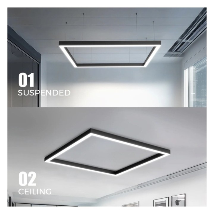 Connecteur LED 90° - 9 Watts Noir pour Luminaires Linéaires – Angles