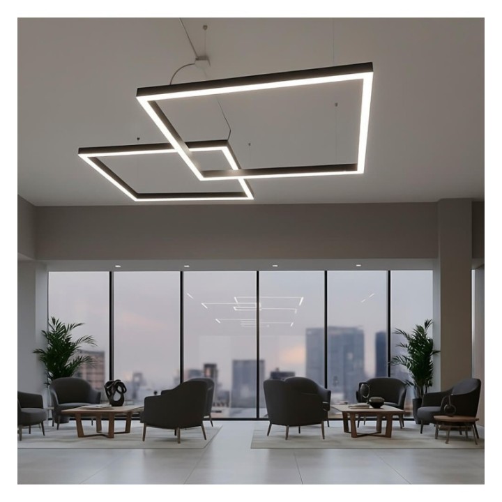 Connecteur LED 90° - 9 Watts Noir pour Luminaires Linéaires – Angles