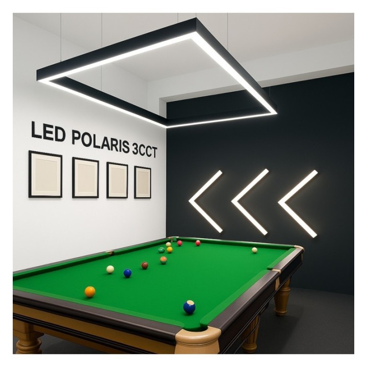 Connecteur LED 90° - 9 Watts Noir pour Luminaires Linéaires – Angles