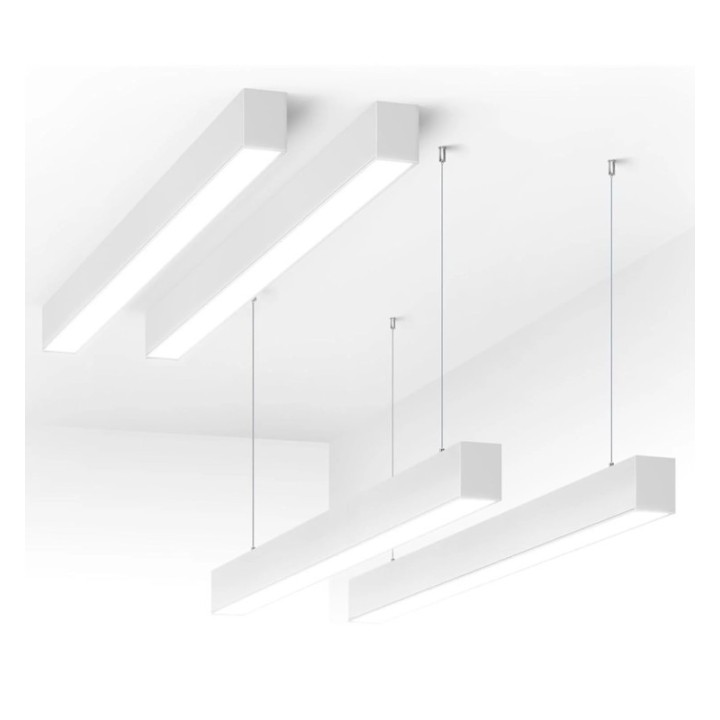 Linéaire LED suspendue blanc 40 Watts 120 cm | Interconnectable | CCT