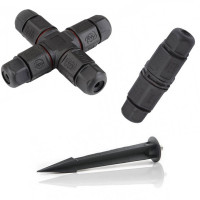 Accessoires pour Éclairage de Jardin – Connecteurs et supports étanches